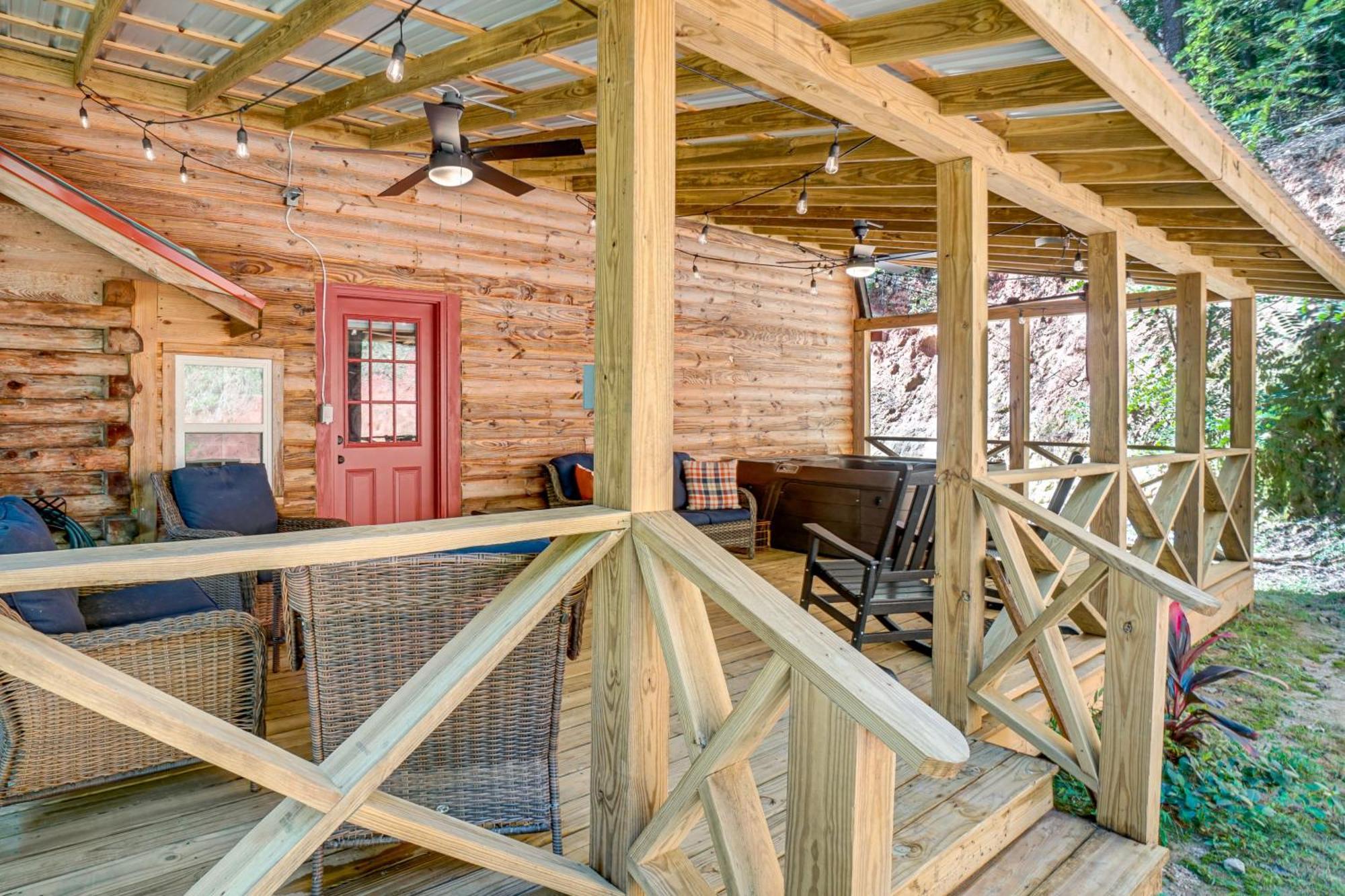 Вилла North Georgia Mtn Escape With Hot Tub And Games! Sautee Nacoochee Экстерьер фото